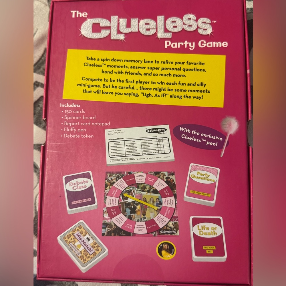 Clueless Party Game - Pink Edition - Picture 2 of 2
